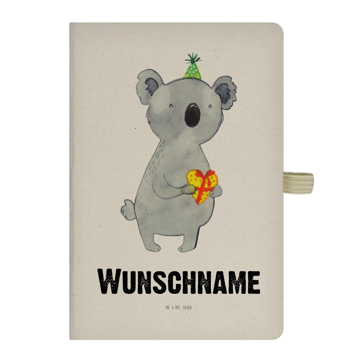 DIN A4 Personalizowany Notatnik Koala prezent Koala, niedźwiedź koalowy