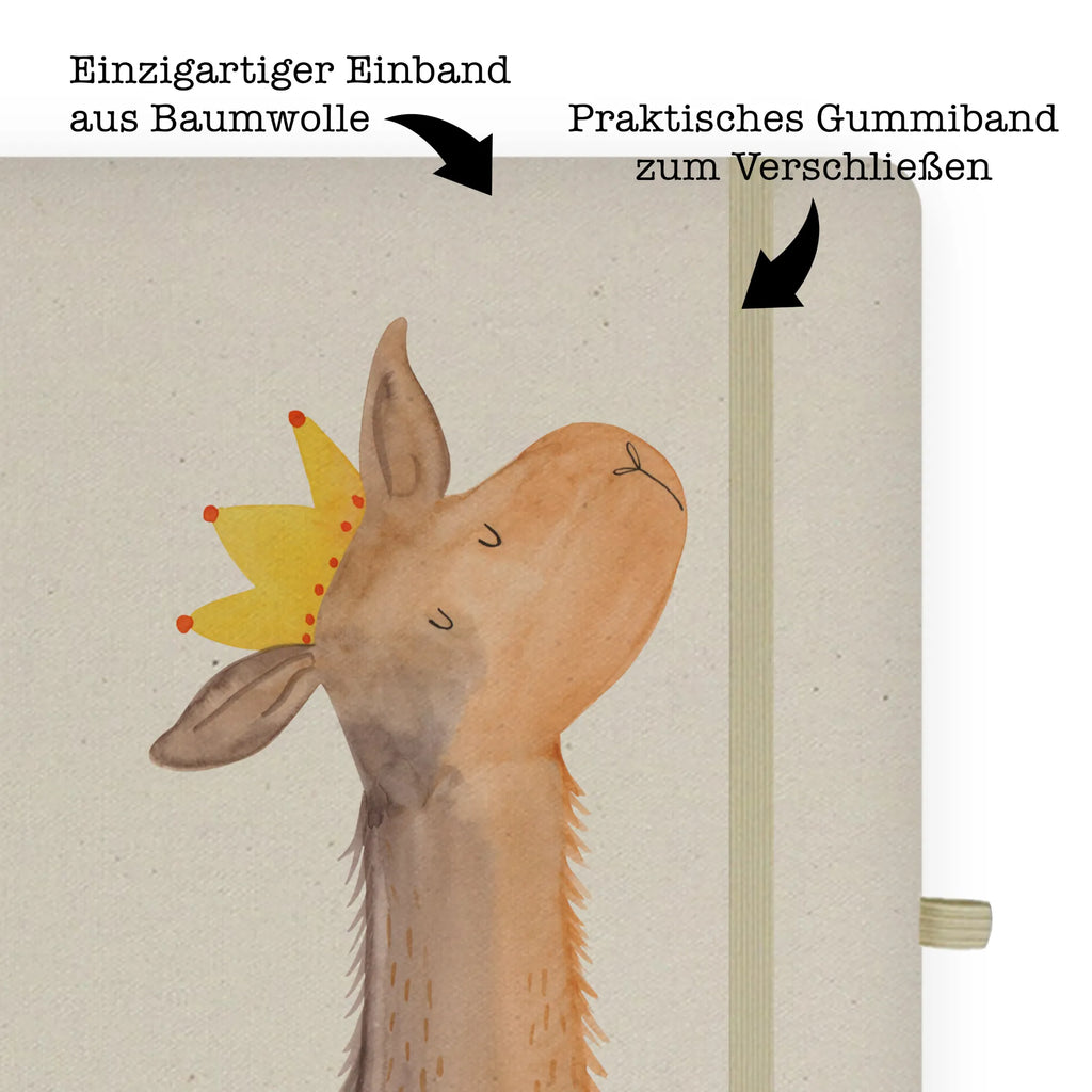 Personalised notebook llama head king Llama, llama, alpaca, trendy animal, office colleague, mum, queen, high school graduation, dad, girlfriend, boss, supervisor, king, lama, lamas, colleague