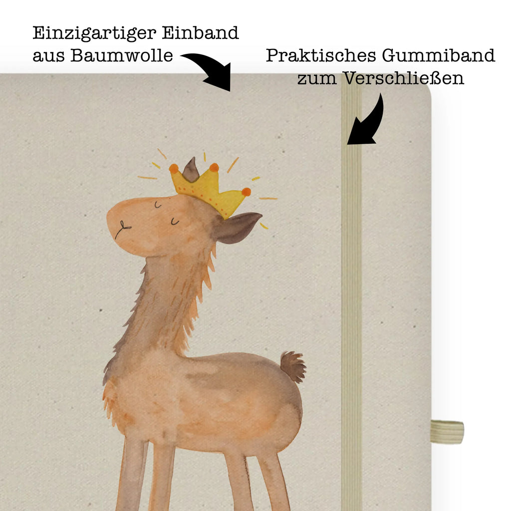 Personalised notebook lama king Llama, llama, alpaca, trendy animal, boss, colleague, lama, high school graduation, queen, lamas, dad, mum, supervisor, office colleague, girlfriend, king