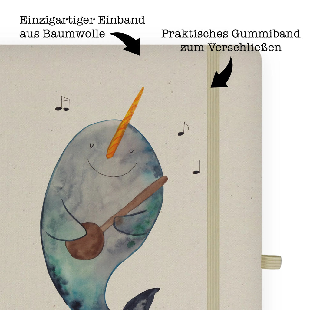 Personalised notebook narwhal guitar Seafood, aquatic animals, ocean, sea, fish, shells, corals, reef, whale, narwhal, sea urchin, lobster, platypus, turtle, manatee, crocodile, orca, shrimp, gifts for seafood lovers, water world, underwater animals, underwater world, vacation, deep sea, seafood fans, gift ideas, seafood decoration, seafood posters, frustration, problem solving, problems, guitar, dancing, talks