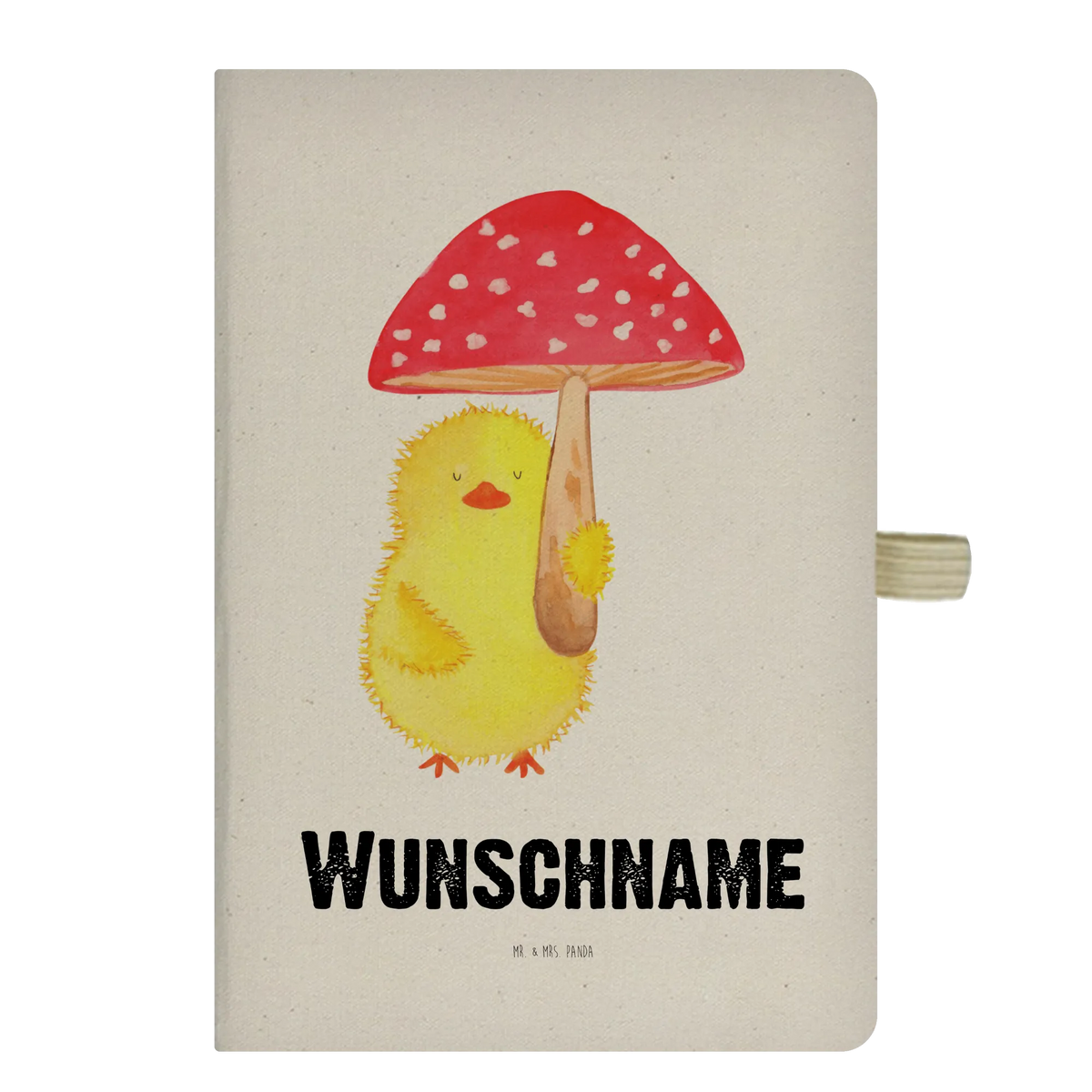 Personalised notebook chick toadstool Easter, Easter bunny, Happy Easter, Lucky, Chicks, Easter greetings, Toadstool