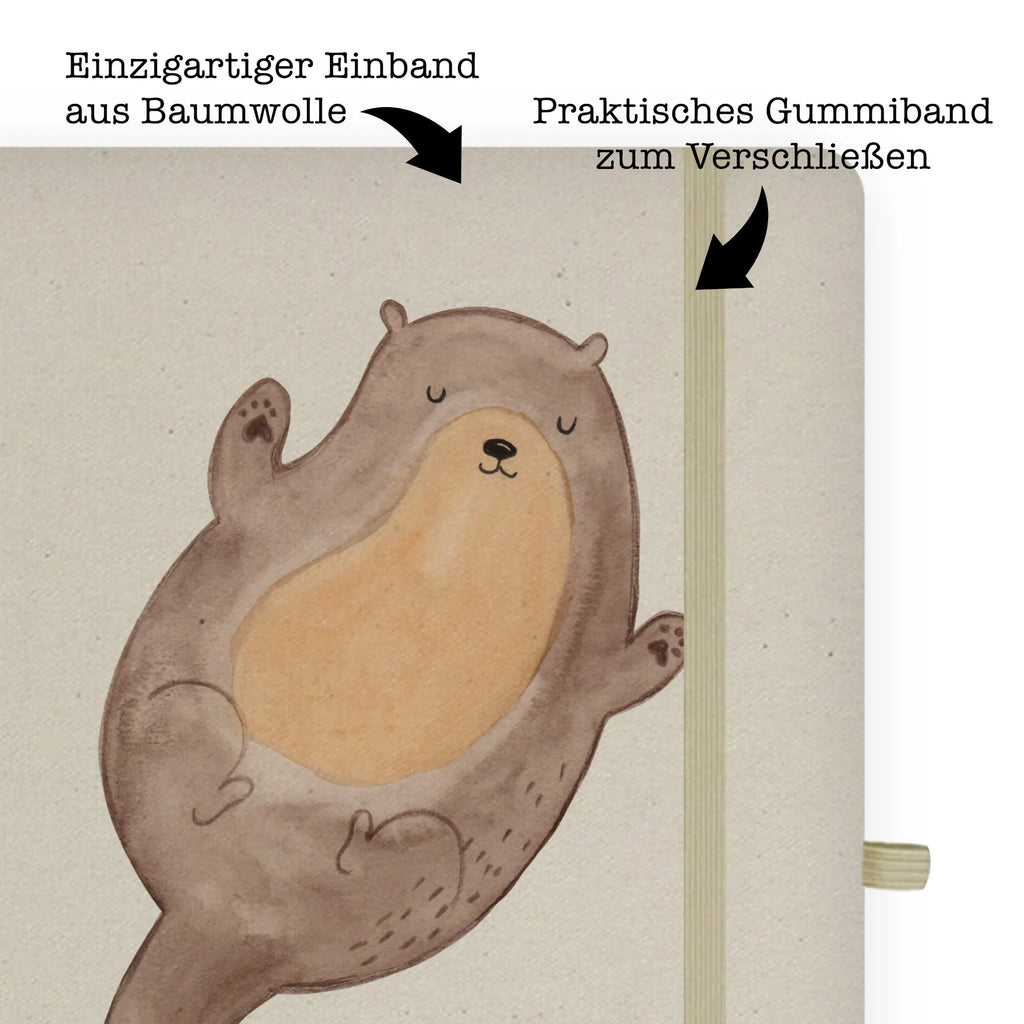 Personalised notebook otter Embrace otter, marten, sea otter, European otter, water mammal, aquatic animal, baby otter, predator, water, otter gifts, animal lover, gift ideas for animal lovers, animal, mammal, water animal, gifts for people in love, Otter Sea Otter Lake Otter