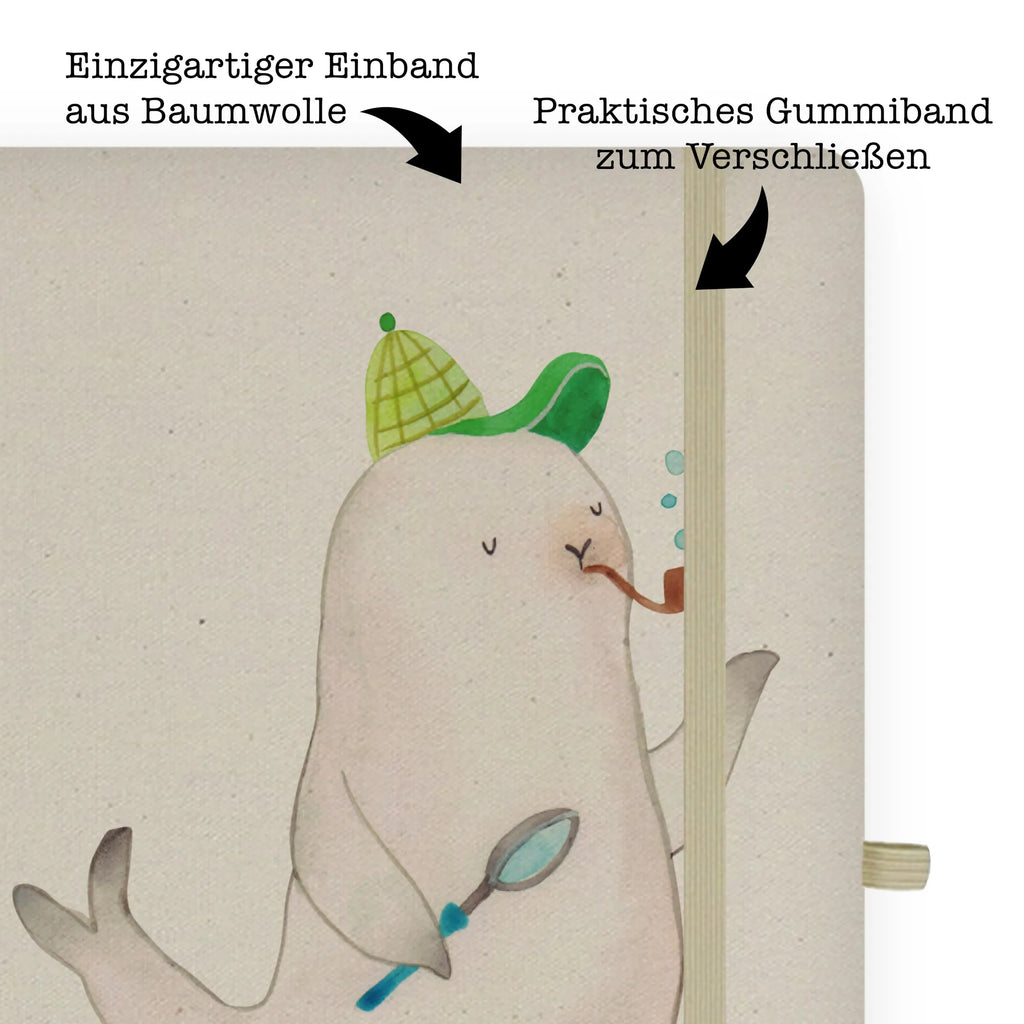 Personalised notebook seal sherlock small animals, cute, funny, cute animal motives, hand drawn, small world, funny sayings, good mood, happy, gifts, gift ideas, special gifts, animal lover, card