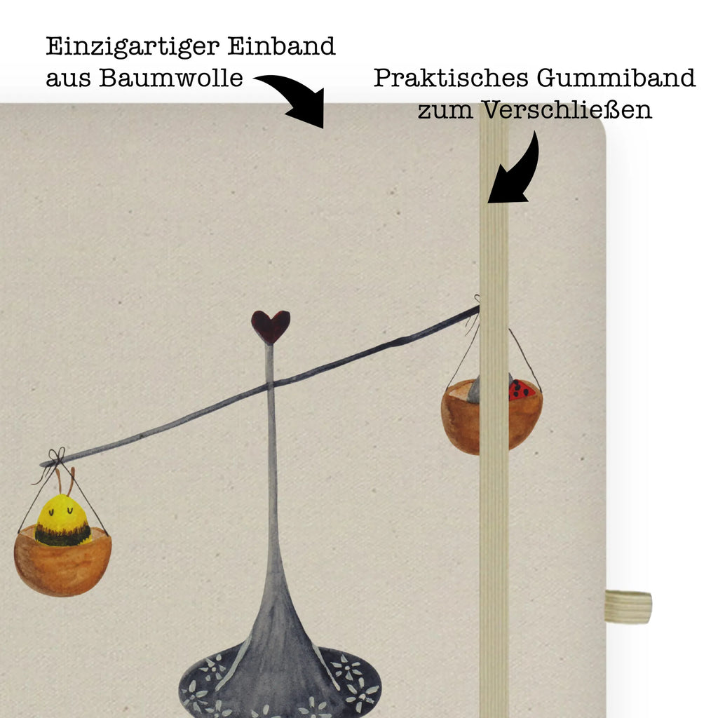 Personalised notebook Star sign Scale constellations, birthdays, astrology, zodiac, date of birth, month of birth, ladybird, gift September, balance, birthday October, birthday September, Libra gift, Libra zodiac sign, bumble bee, gift October, bee, Libra