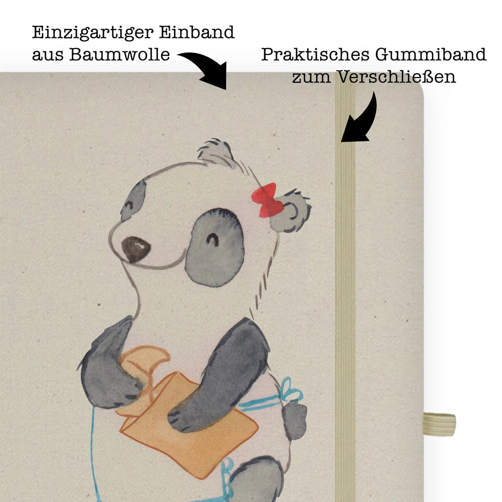 Personalised notebook Bakery Saleswoman heart gift, gift idea, best, farewell gift, passing exam, anniversary, retirement, promotion, job start, sayings, funny, profession