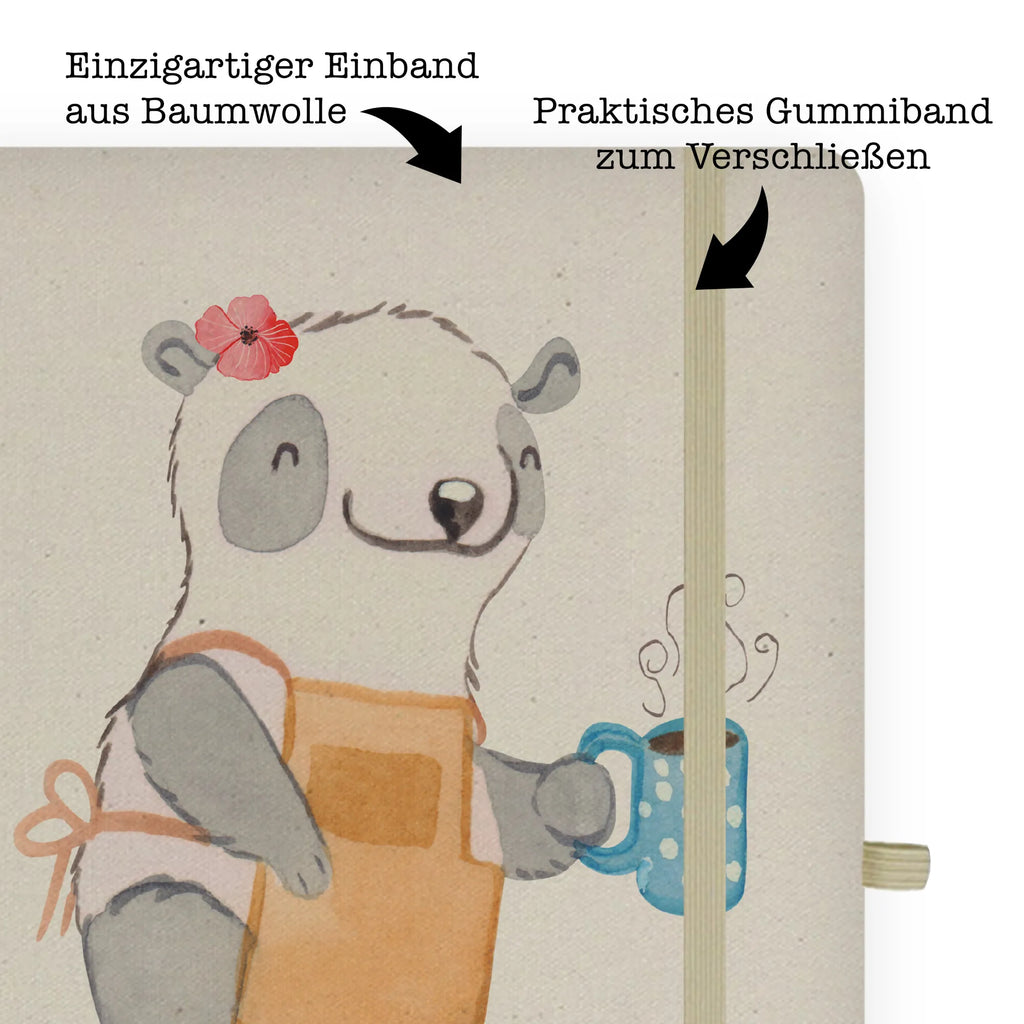 Personalised notebook Barista heart gift, gift idea, best, farewell gift, passing exam, anniversary, retirement, promotion, job start, sayings, funny, profession