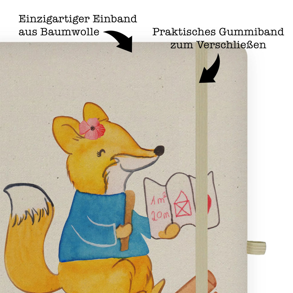 Personalised notebook female architect Heart gift, gift idea, best, farewell gift, passing exam, anniversary, retirement, promotion, job start, sayings, funny, profession