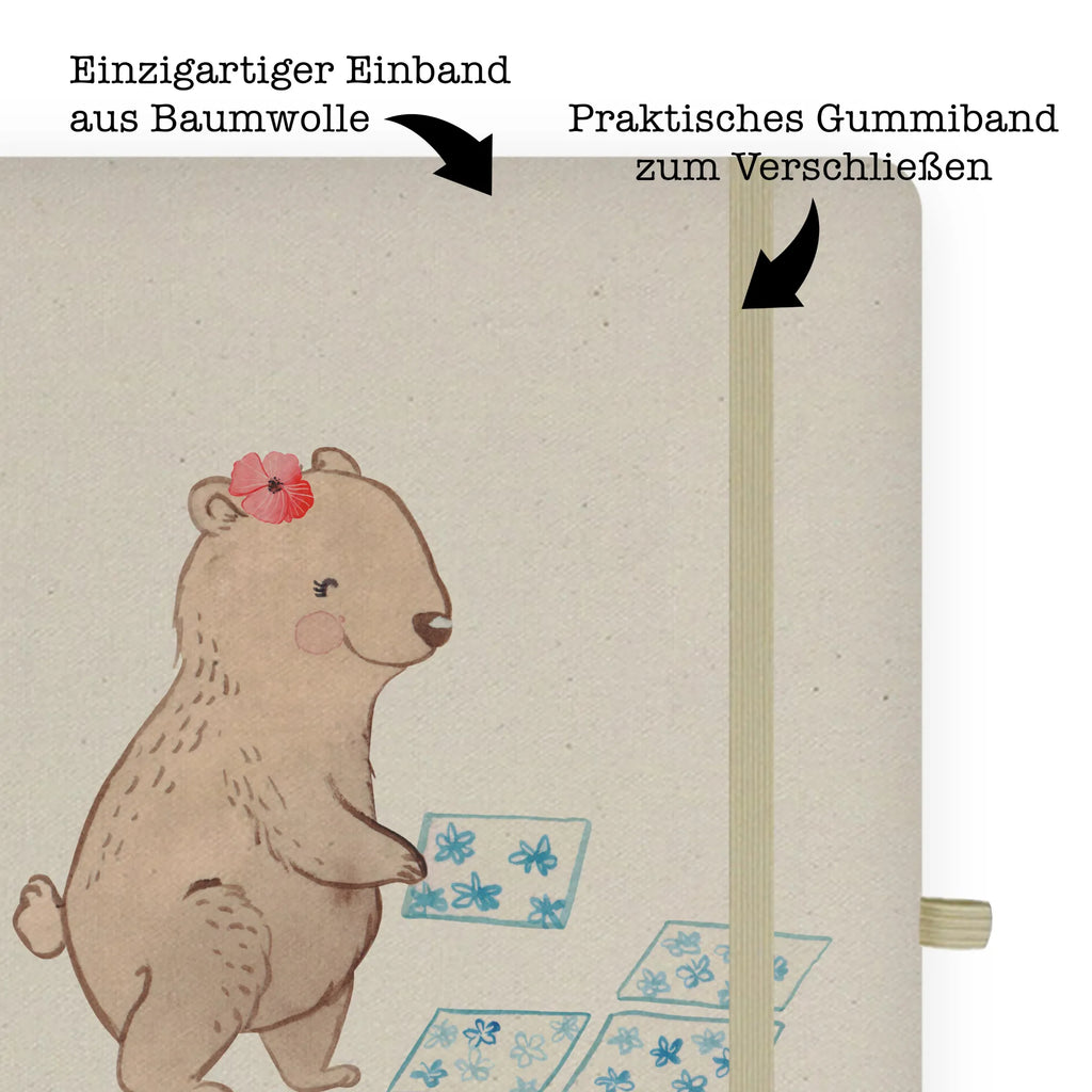 Personalised notebook female tiler heart gift, gift idea, best, farewell gift, passing exam, anniversary, retirement, promotion, job start, sayings, funny, profession