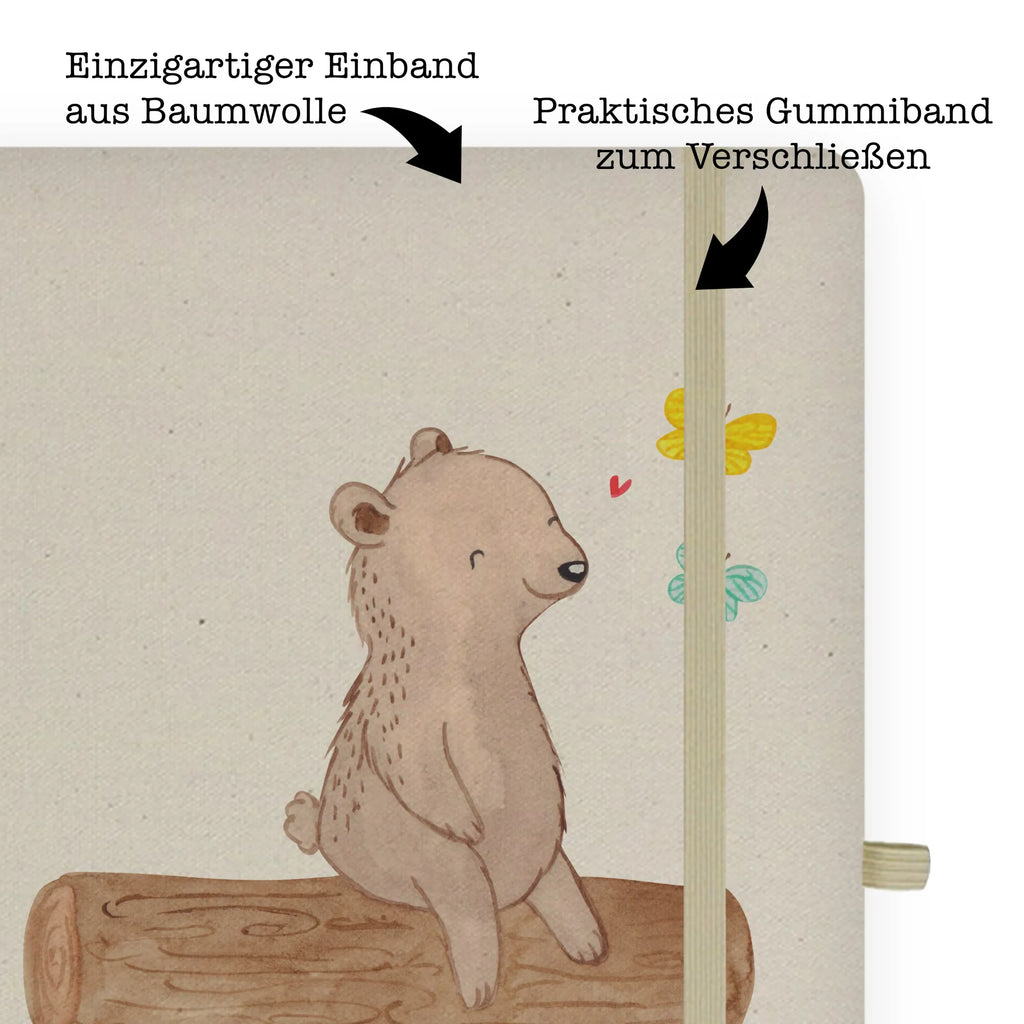 Personalised notebook bear nature lover Gift, sport, hobby, giving, thank you, award, profit, athlete, Hiking, Nature Lover, Outdoor