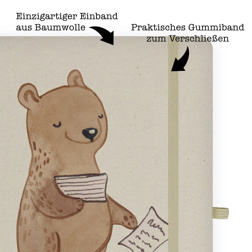 Personalised notebook insolvency administrator heart gift, gift idea, best, farewell gift, passing exam, anniversary, retirement, promotion, job start, sayings, funny, profession