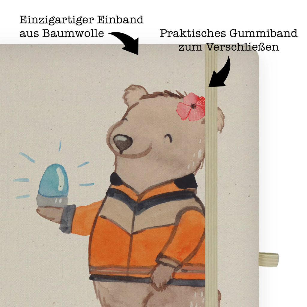 DIN A4 Personalizowany Notatnik kierowczyni ambulansu serce Zawód, Wykształcenie, Jubileusz, Pożegnanie, Emerytura, Kolega, Koleżanka, Prezent, Dawać, Pracownik, Współpracownik, Firma, Dziękuję, Dziękuję bardzo