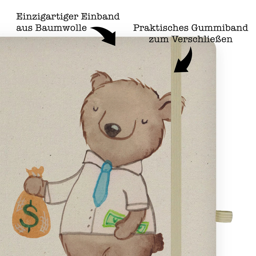 Personalised notebook banker heart gift, gift idea, best, farewell gift, passing exam, anniversary, retirement, promotion, job start, sayings, funny, profession