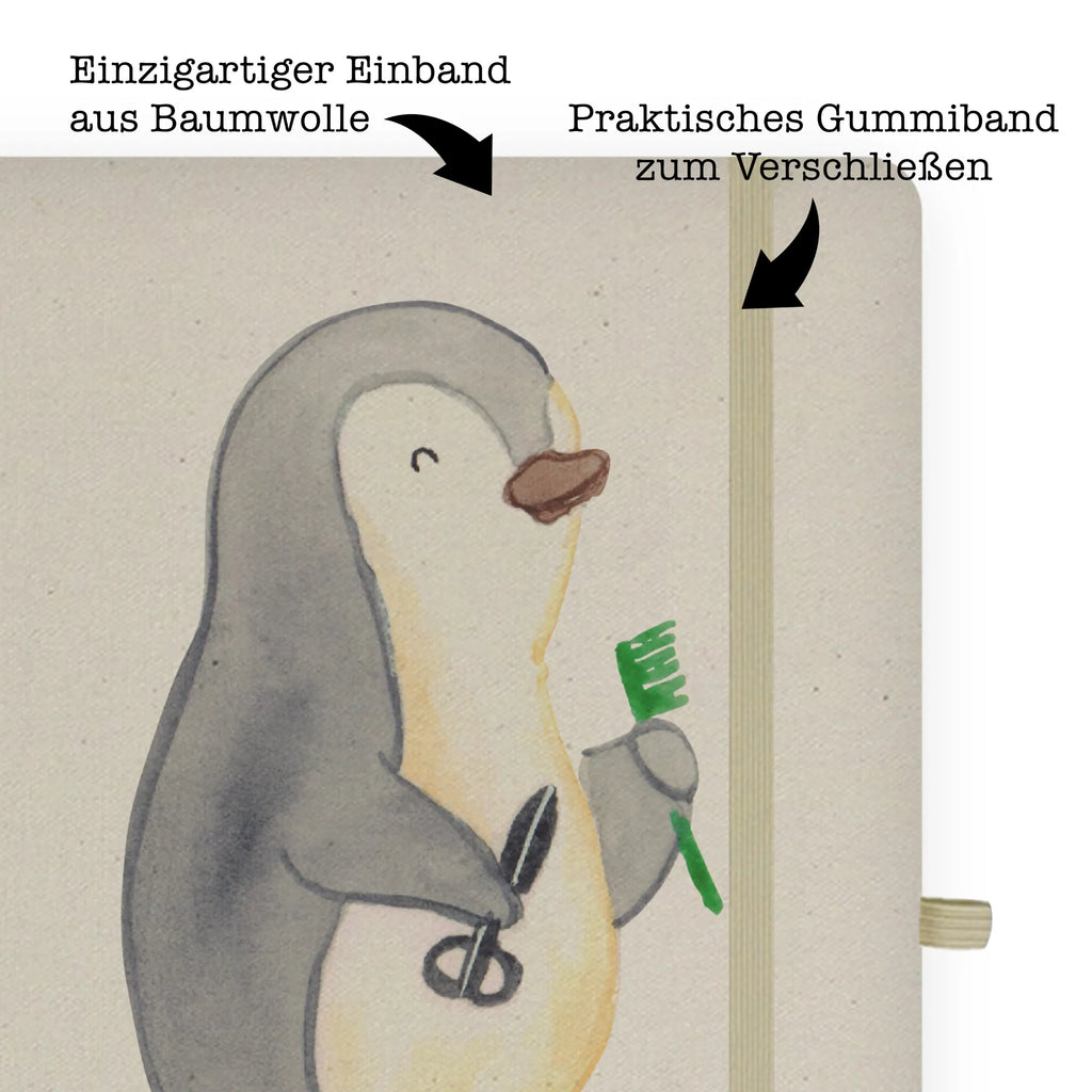 Personalised notebook Hairdresser Heart gift, gift idea, best, farewell gift, passing exam, anniversary, retirement, promotion, job start, sayings, funny, profession