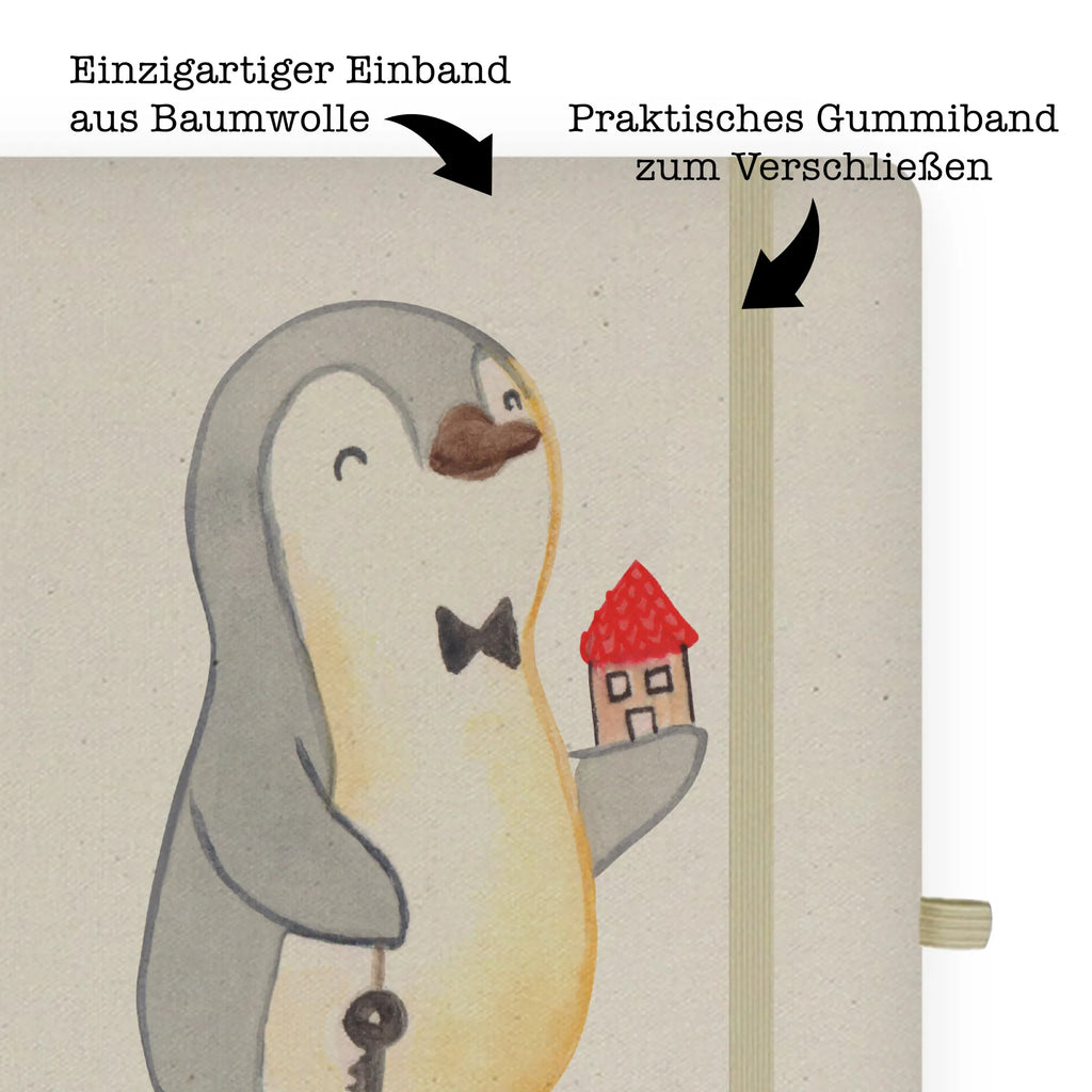 Personalised notebook Real Estate Agent Heart gift, gift idea, best, farewell gift, passing exam, anniversary, retirement, promotion, job start, sayings, funny, profession