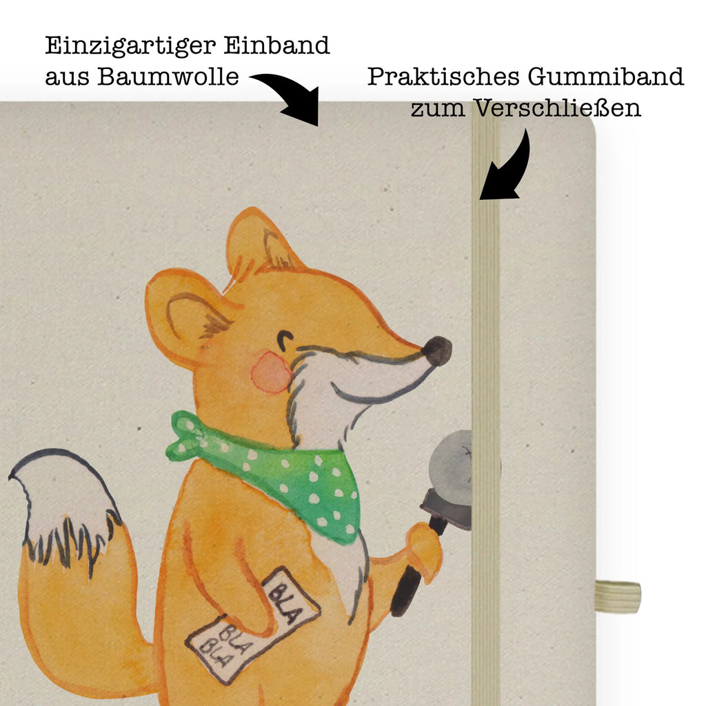 Personalised notebook Journalist Heart gift, gift idea, best, farewell gift, passing exam, anniversary, retirement, promotion, job start, sayings, funny, profession