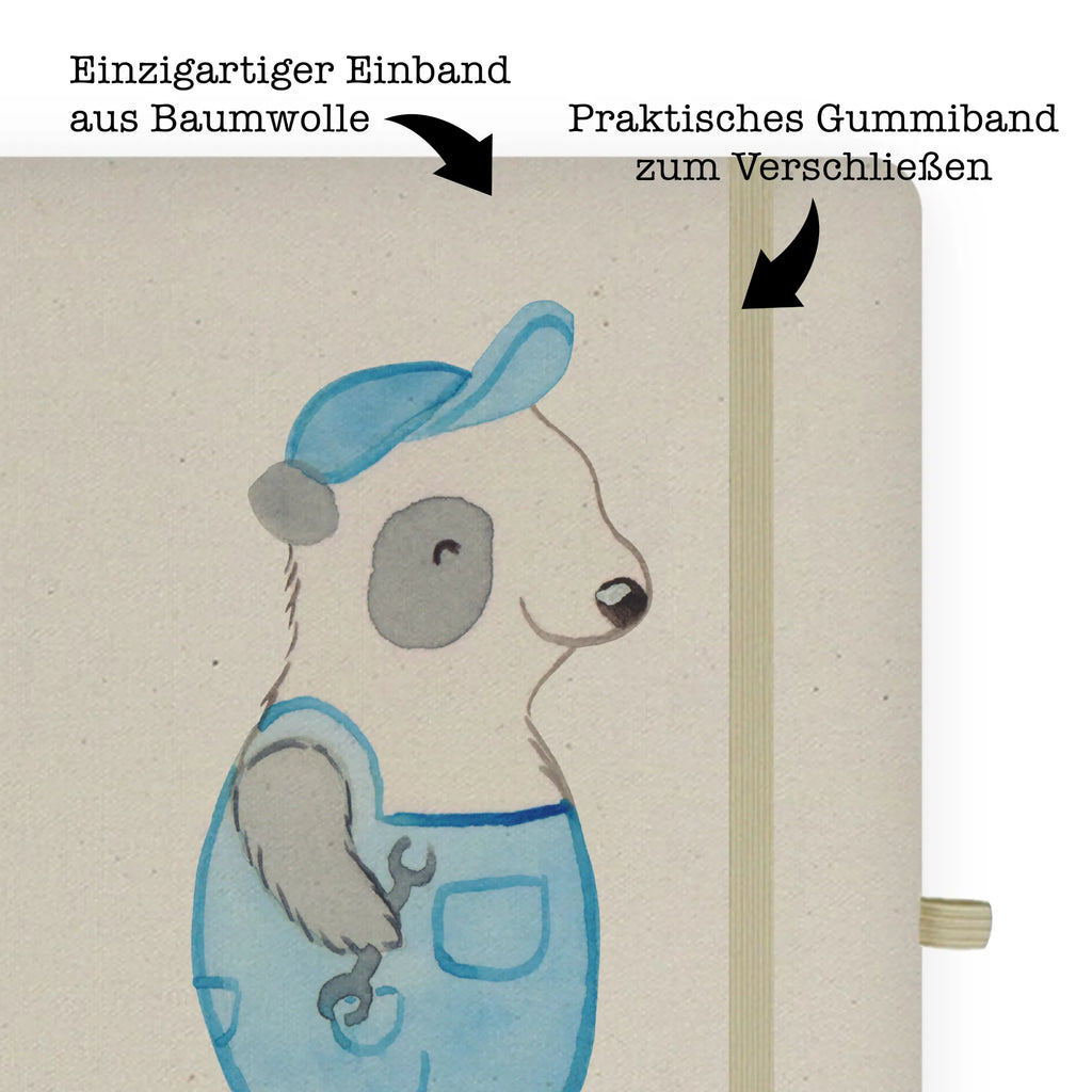 Personalised notebook Automotive Mechatronics Technician Heart gift, gift idea, best, farewell gift, passing exam, anniversary, retirement, promotion, job start, sayings, funny, profession