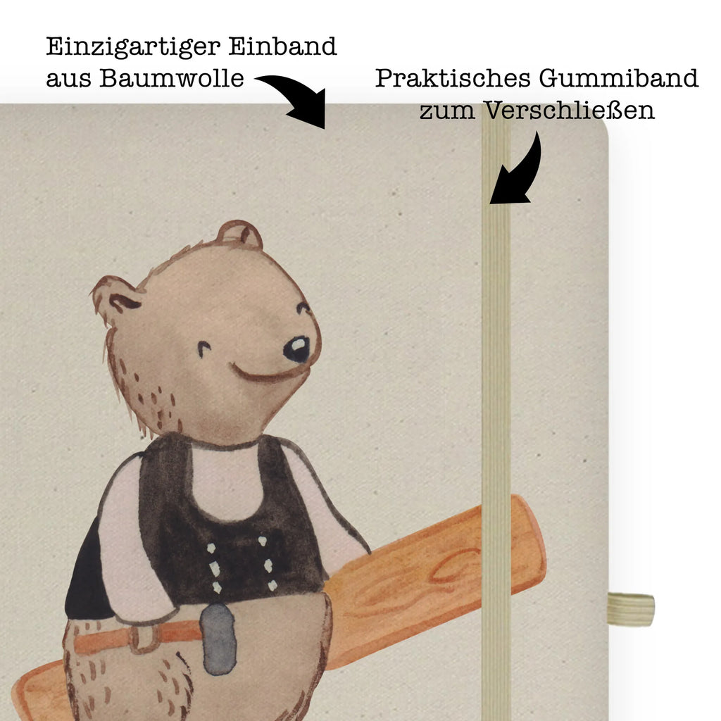 Personalised notebook Carpenter Heart gift, gift idea, best, farewell gift, passing exam, anniversary, retirement, promotion, job start, sayings, funny, profession