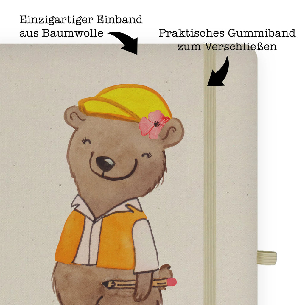 Personalised notebook Civil Engineer Heart gift, gift idea, best, farewell gift, passing exam, anniversary, retirement, promotion, job start, sayings, funny, profession