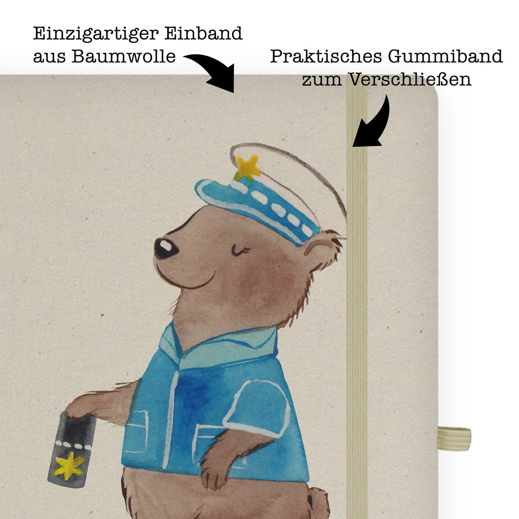 Personalised notebook Policewoman heart gift, gift idea, best, farewell gift, passing exam, anniversary, retirement, promotion, job start, sayings, funny, profession