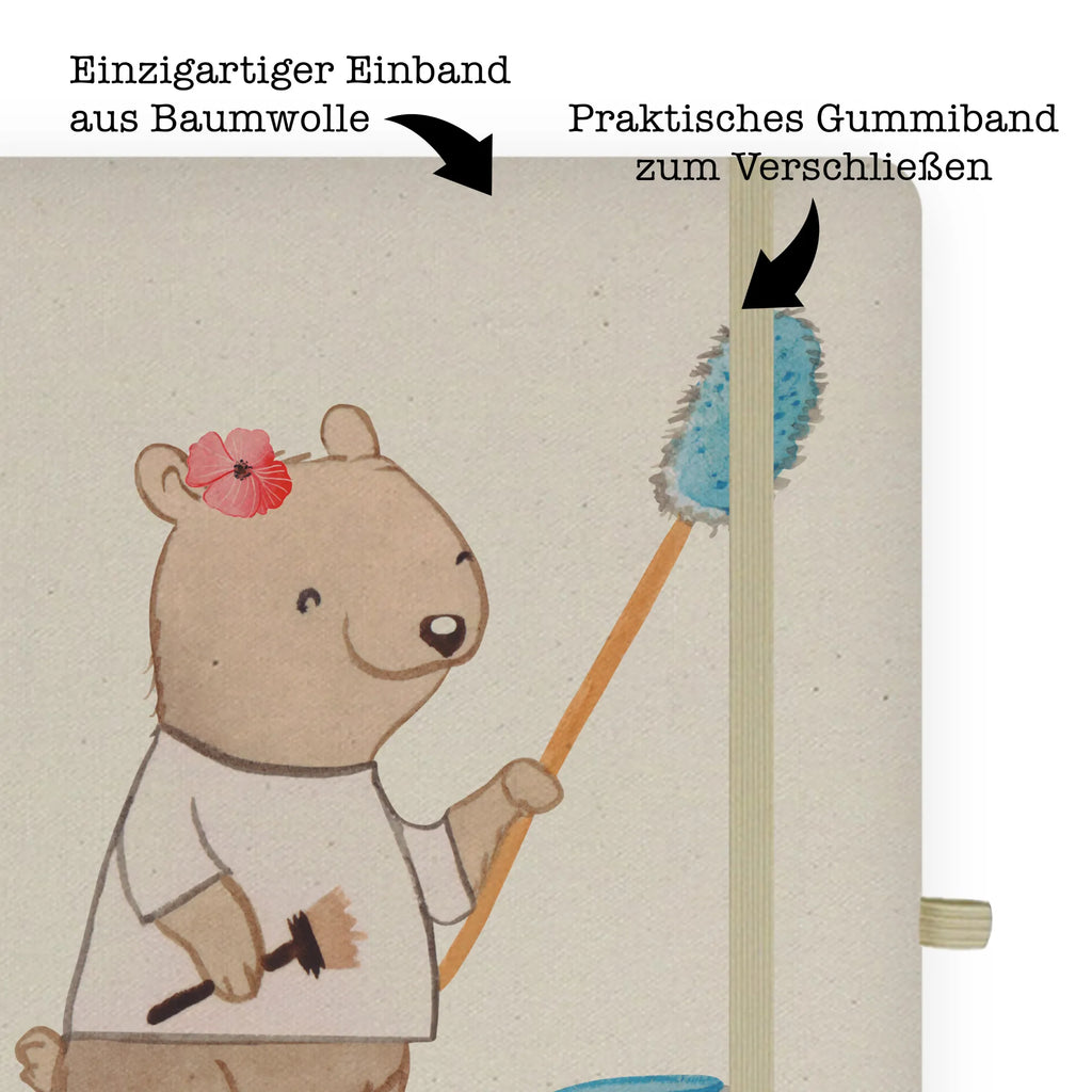 Personalised notebook female painter heart gift, gift idea, best, farewell gift, passing exam, anniversary, retirement, promotion, job start, sayings, funny, profession