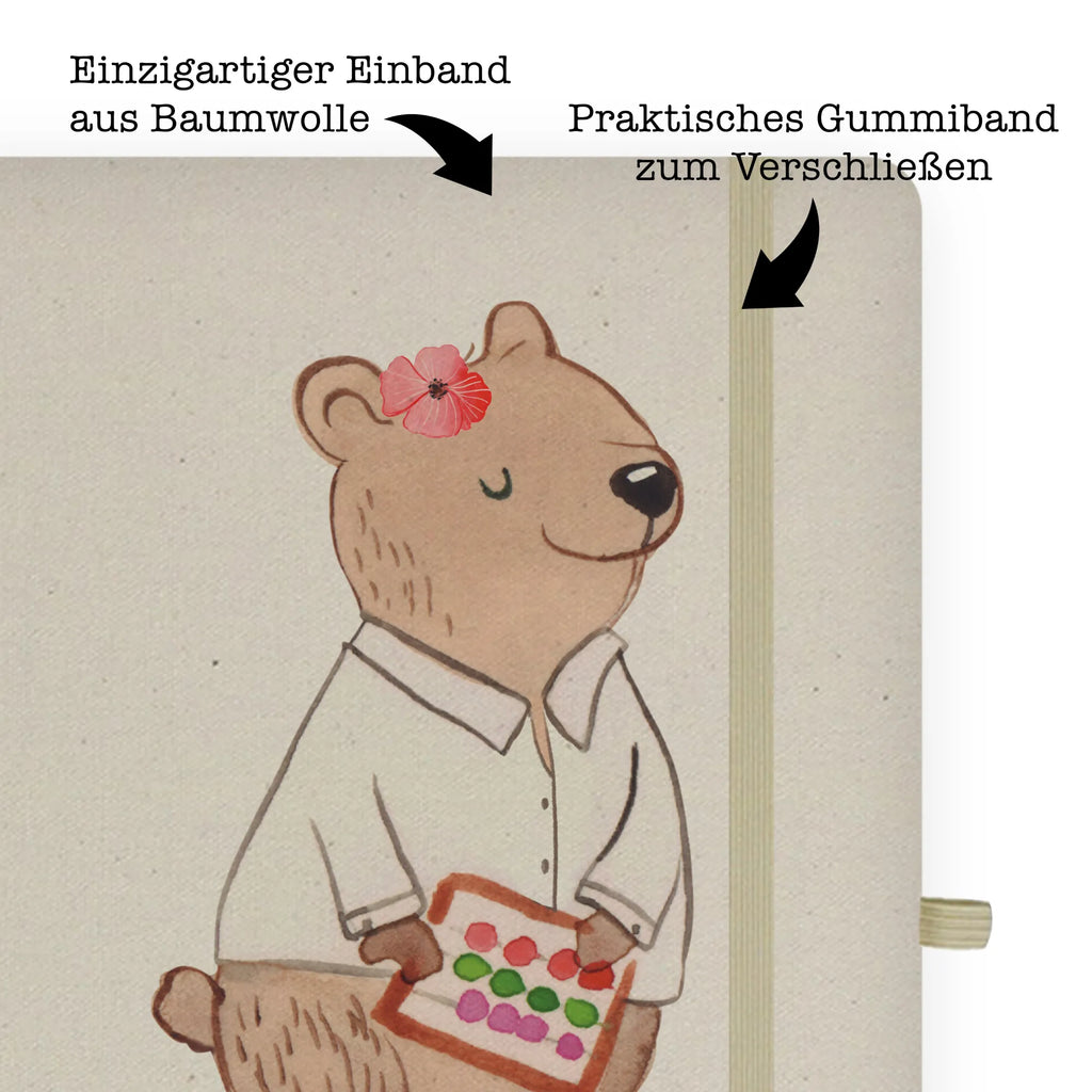 Personalised notebook bank clerk heart gift, gift idea, best, farewell gift, passing exam, anniversary, retirement, promotion, job start, sayings, funny, profession