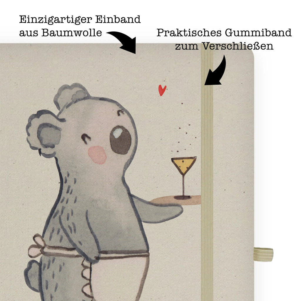 DIN A4 Personalizowany Notatnik Kelnerka serce Zawód, Wykształcenie, Jubileusz, Pożegnanie, Emerytura, Kolega, Koleżanka, Prezent, Dawać, Pracownik, Współpracownik, Firma, Dziękuję, Dziękuję bardzo