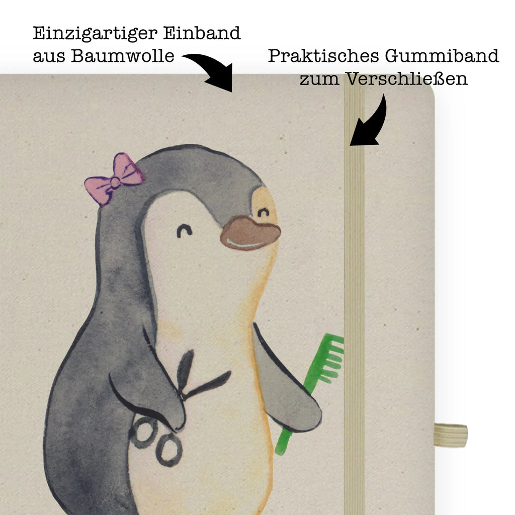 Personalised notebook Female Hairstylist heart gift, gift idea, best, farewell gift, passing exam, anniversary, retirement, promotion, job start, sayings, funny, profession