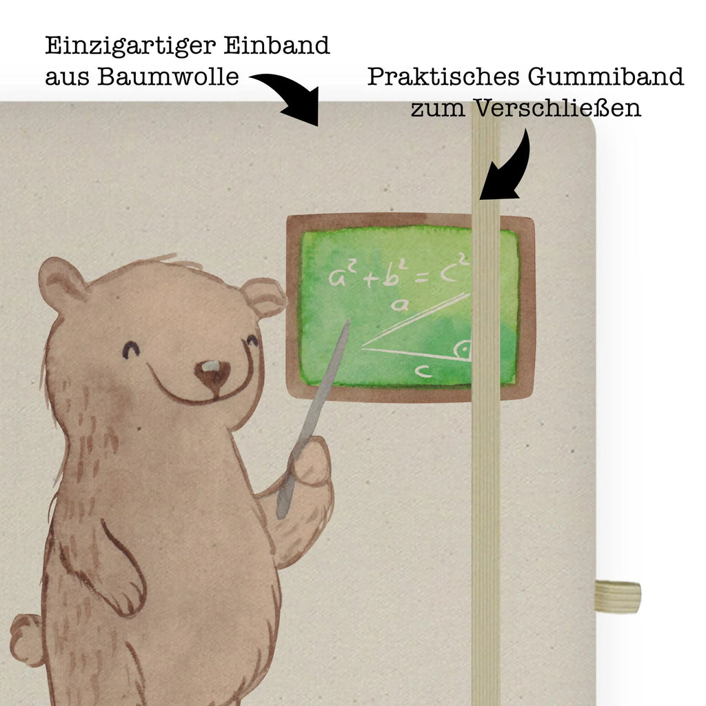 DIN A4 Personalizowany Notatnik nauczyciel matematyki serce Zawód, Wykształcenie, Jubileusz, Pożegnanie, Emerytura, Kolega, Koleżanka, Prezent, Dawać, Pracownik, Współpracownik, Firma, Dziękuję, Dziękuję bardzo