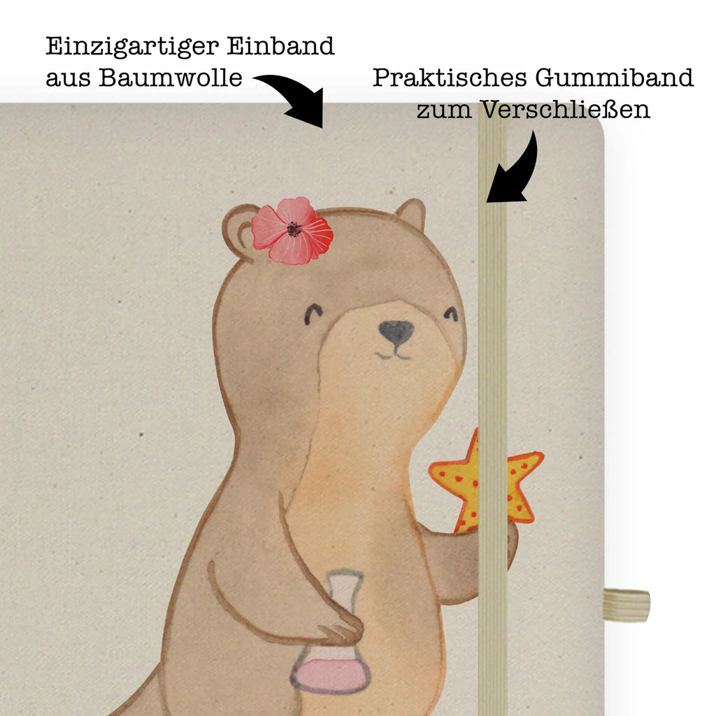 Personalised notebook female oceanographer Heart gift, gift idea, best, farewell gift, passing exam, anniversary, retirement, promotion, job start, sayings, funny, profession