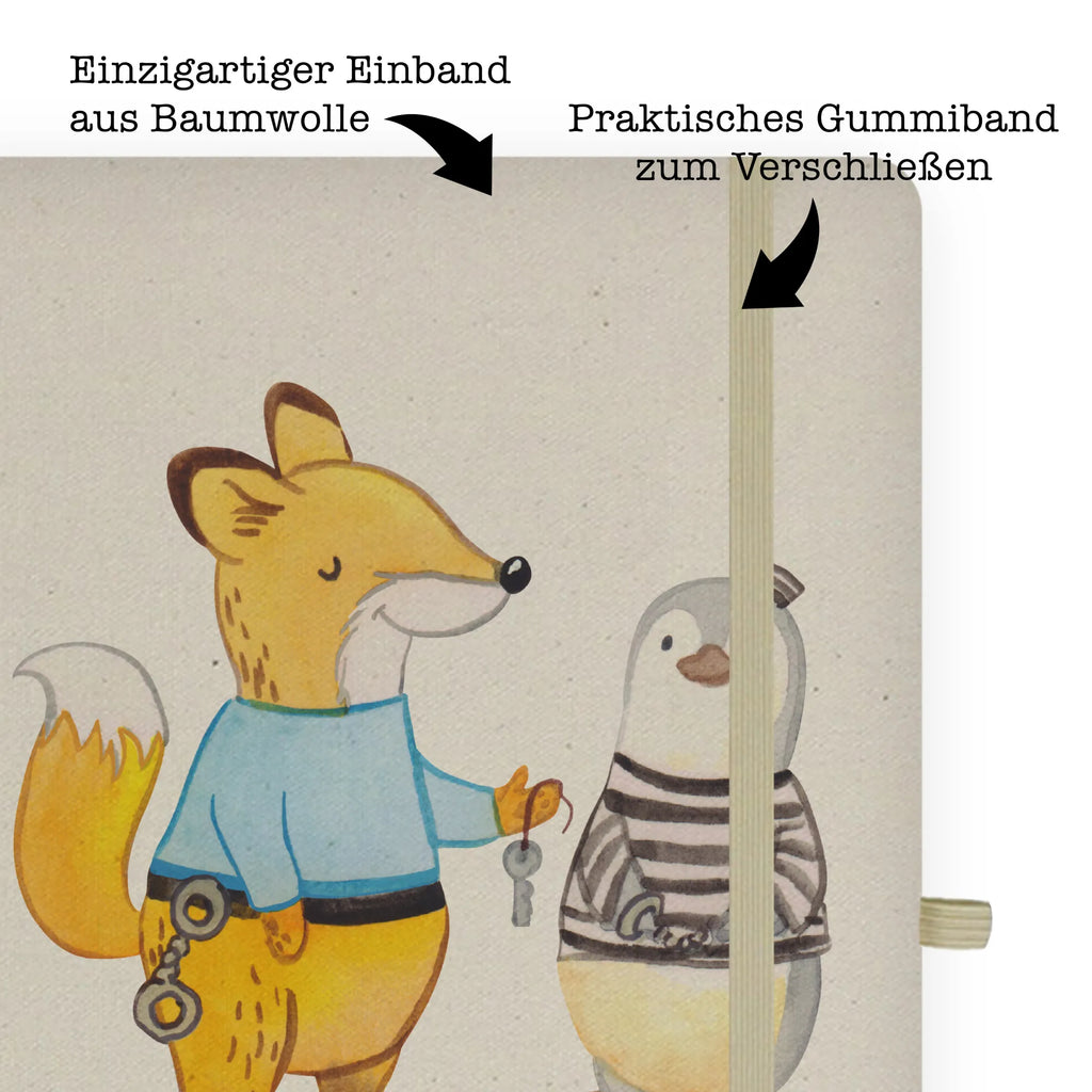 Personalised notebook corrections officer Heart gift, gift idea, best, farewell gift, passing exam, anniversary, retirement, promotion, job start, sayings, funny, profession