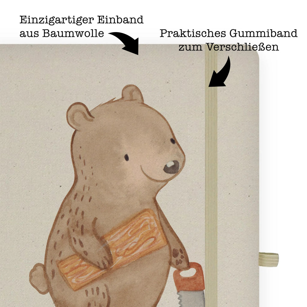 Personalised notebook Carpenter Heart gift, gift idea, best, farewell gift, passing exam, anniversary, retirement, promotion, job start, sayings, funny, profession