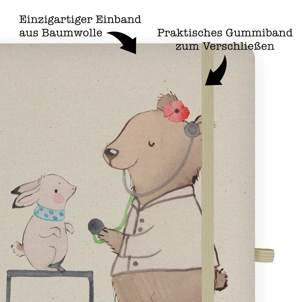 Personalised notebook Animal Naturopath Heart gift, gift idea, best, farewell gift, passing exam, anniversary, retirement, promotion, job start, sayings, funny, profession