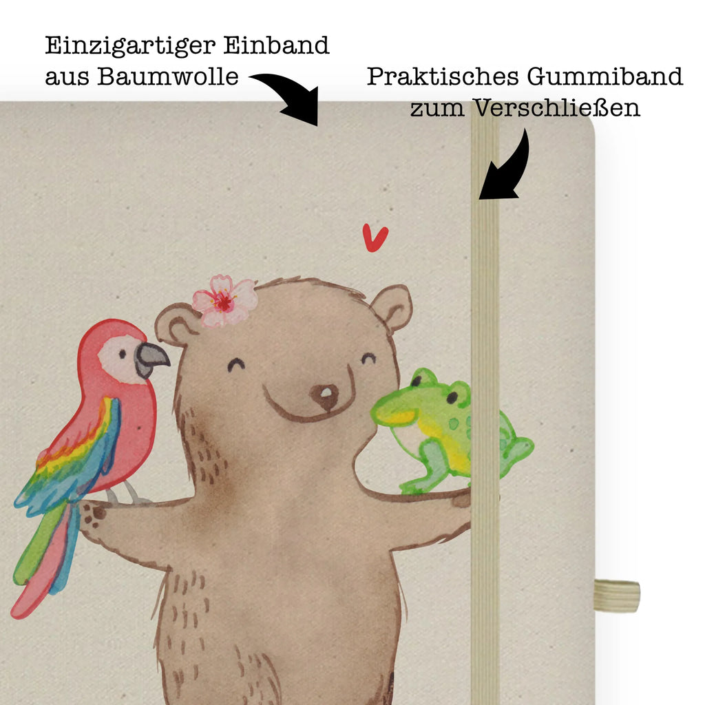 Personalised notebook Animal caretaker Heart gift, gift idea, best, farewell gift, passing exam, anniversary, retirement, promotion, job start, sayings, funny, profession