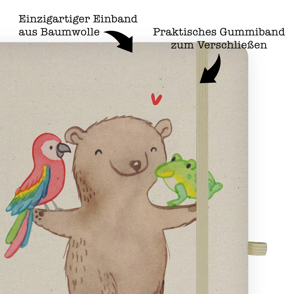 Personalised notebook Animal caretaker Heart gift, gift idea, best, farewell gift, passing exam, anniversary, retirement, promotion, job start, sayings, funny, profession