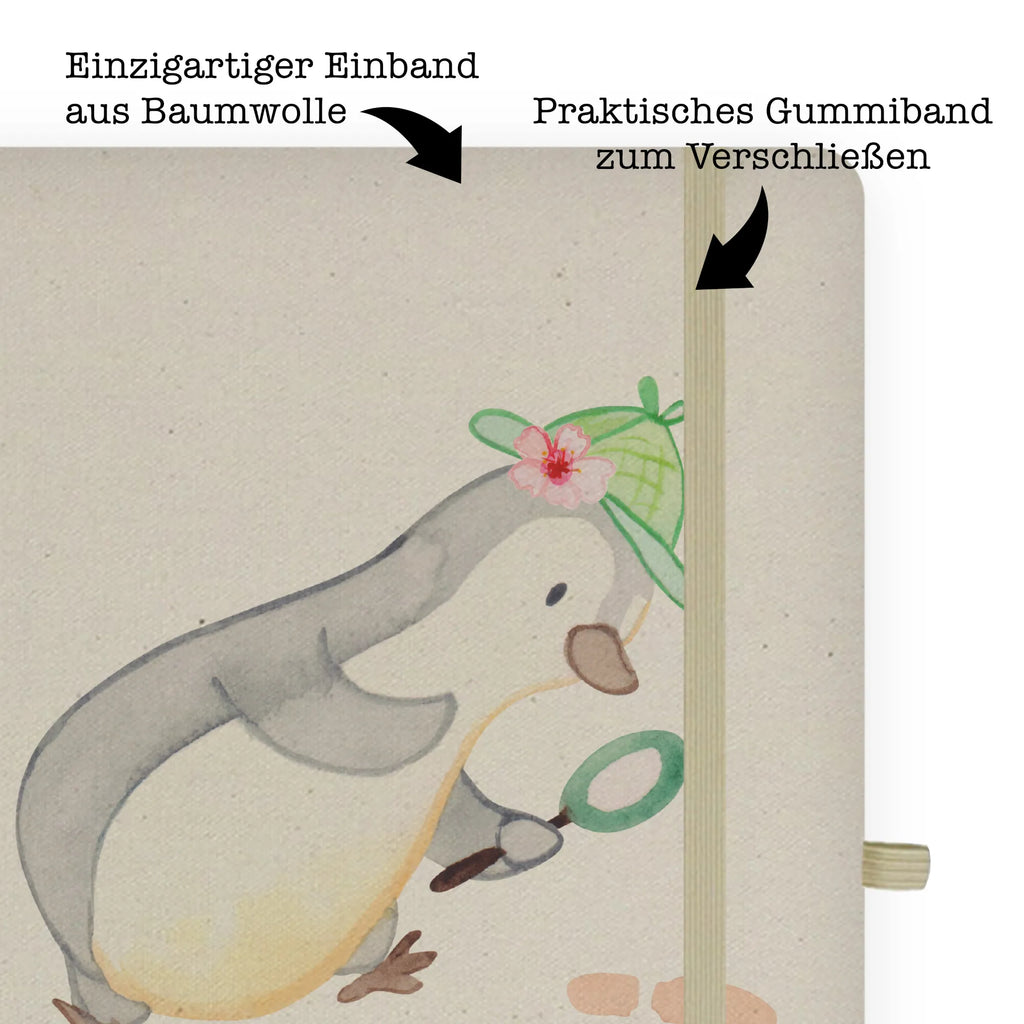 Personalised notebook Detective Heart gift, gift idea, best, farewell gift, passing exam, anniversary, retirement, promotion, job start, sayings, funny, profession