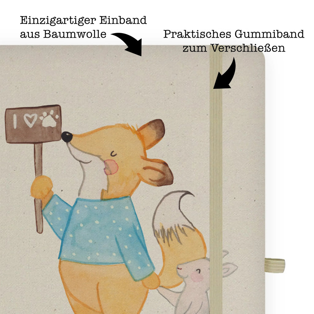 Personalised notebook Animal Protector heart gift, gift idea, best, farewell gift, passing exam, anniversary, retirement, promotion, job start, sayings, funny, profession