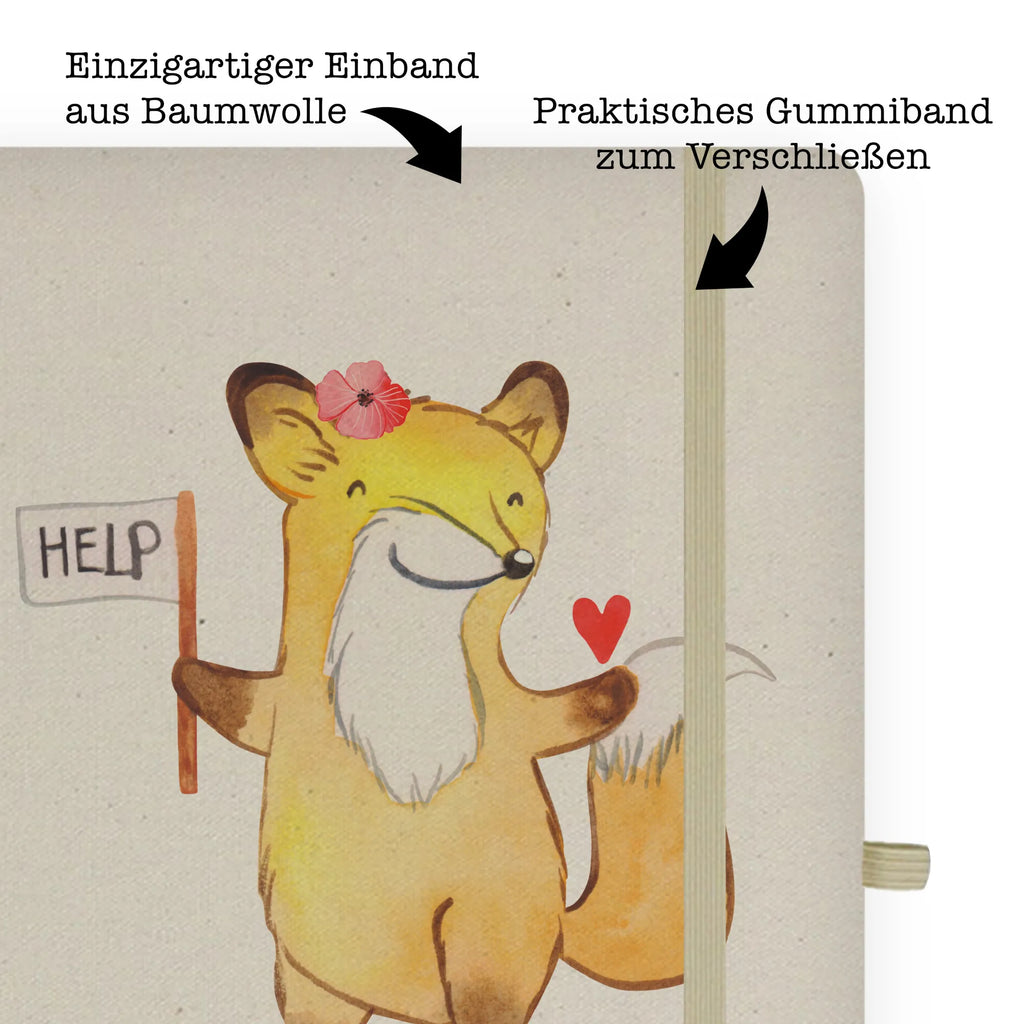 Personalised notebook social worker Heart gift, gift idea, best, farewell gift, passing exam, anniversary, retirement, promotion, job start, sayings, funny, profession