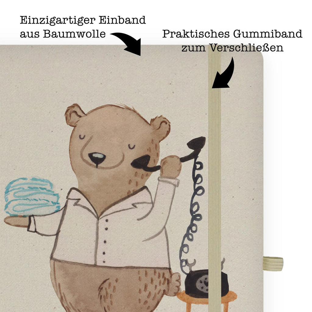 Personalised notebook Hotel Professional heart gift, gift idea, best, farewell gift, passing exam, anniversary, retirement, promotion, job start, sayings, funny, profession