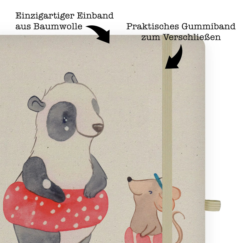 Personalised notebook otter To swim Gift, sport, hobby, giving, thank you, award, profit, athlete, water sports, swimming lessons, Swimming