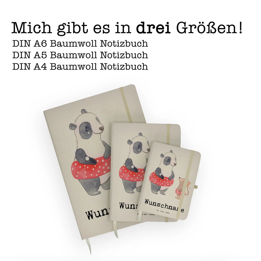 Personalised notebook otter To swim Gift, sport, hobby, giving, thank you, award, profit, athlete, water sports, swimming lessons, Swimming