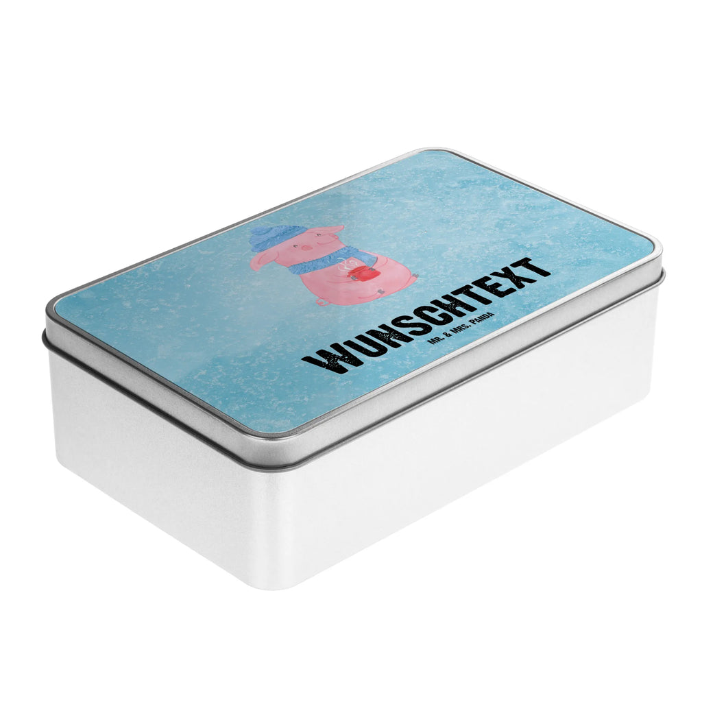 Personalised metal tin Pig Mulled wine Winter, Christmas, Christmas time, snow, mulled wine, Christmas market, punch, mulled pig