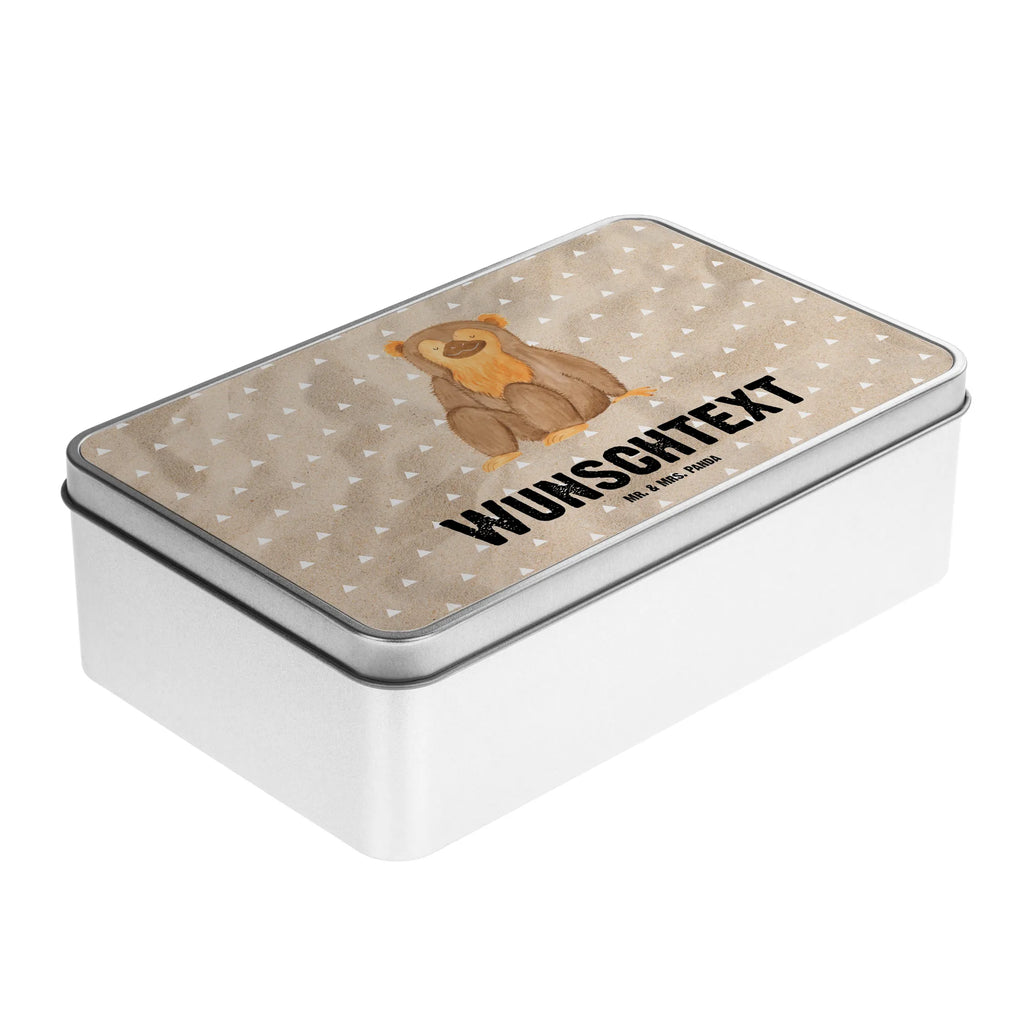 Personalised metal tin Monkey Africa, monkey, self-confidence, love, self-esteem, monkeys, self-love, motivation, respect, selfcare