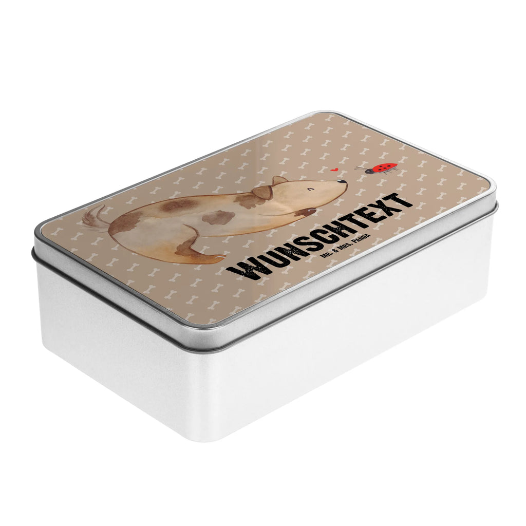 Spersonalizowana metalowa puszka pies biedronka Pies, motyw psa, zwierzę domowe, rasa psa, miłośnik zwierząt, właściciel psa, powiedzenia