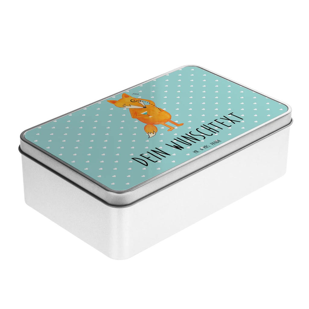 Personalised metal tin Fox lord fox, foxes, forest wildlife, clever as a fox, animal lover, motivation saying, saying funny, lovesickness gift, problem solving, words of consolation