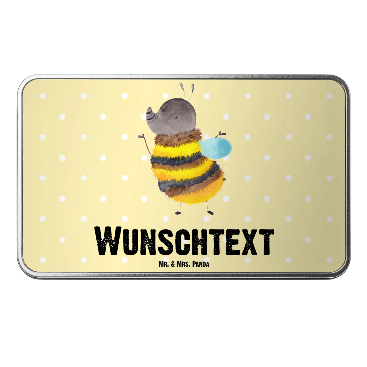 Personalised metal tin bumblebee fluffy small animals, cute, funny, cute animal motives, hand drawn, small world, funny sayings, good mood, happy, gifts, gift ideas, special gifts, animal lover, card, Flower, Nature, Fluffy, Bee, Bumblebee