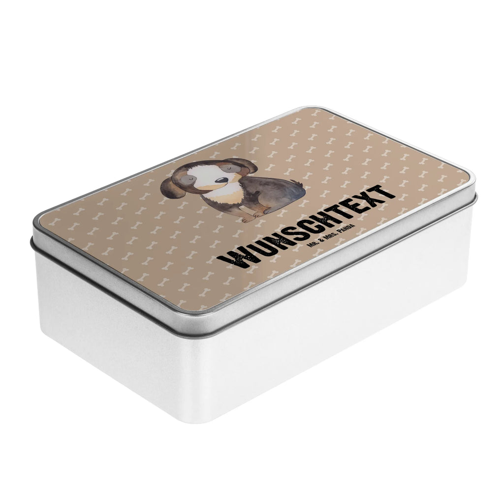 Spersonalizowana metalowa puszka pies relaks Pies, motyw psa, zwierzę domowe, rasa psa, miłośnik zwierząt, właściciel psa, powiedzenia