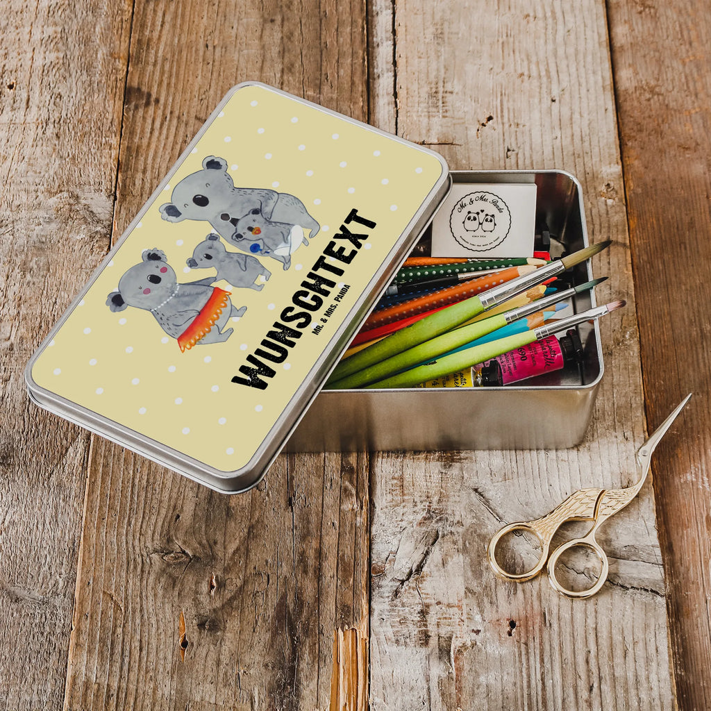 Personalised metal tin Koala Family Family, Father's Day, Mother's Day, brother, sister, Mom, Dad, children, family, Koala, dad, family life, koalas, mom, siblings