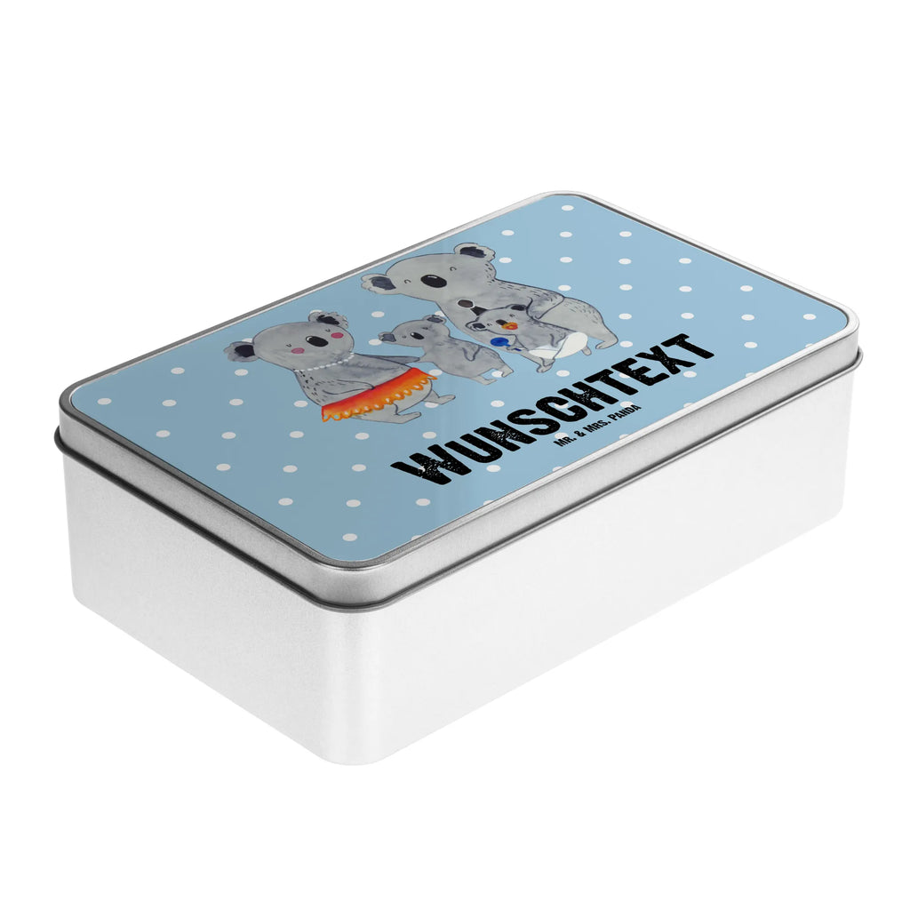 Personalised metal tin Koala Family Family, Father's Day, Mother's Day, brother, sister, Mom, Dad, children, family, Koala, dad, family life, koalas, mom, siblings