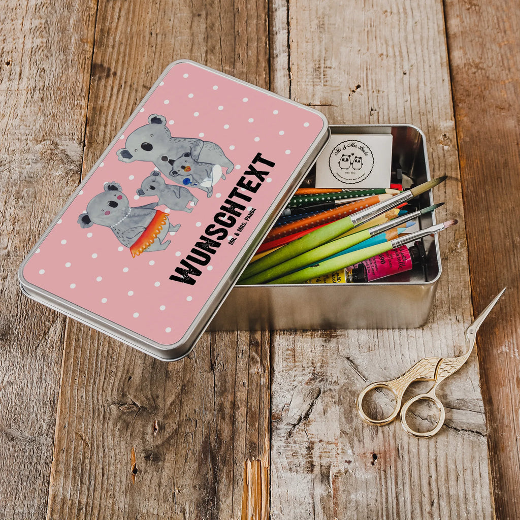 Personalised metal tin Koala Family Family, Father's Day, Mother's Day, brother, sister, Mom, Dad, children, family, Koala, dad, family life, koalas, mom, siblings