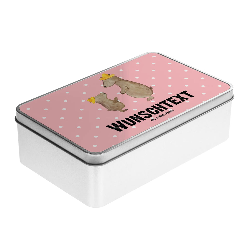 Personalised metal tin Bears with hats Family, Father's Day, Mother's Day, brother, sister, Mom, Dad, daddy, role model, son, family, bear, favourite person, dad, child, sons, father, children, father-son, father's day